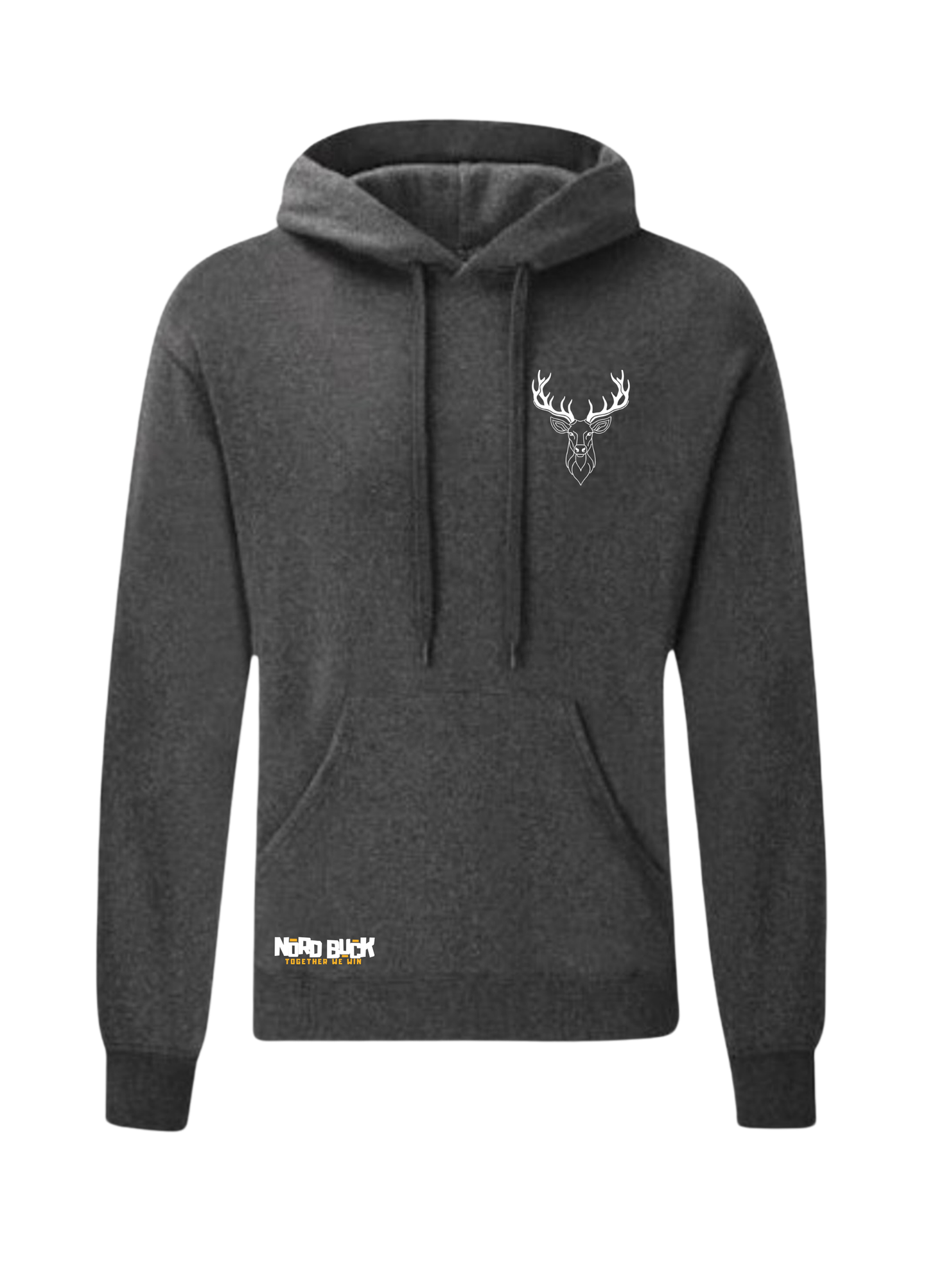 Adults Comfort Fit Hoodie (Charcoal)