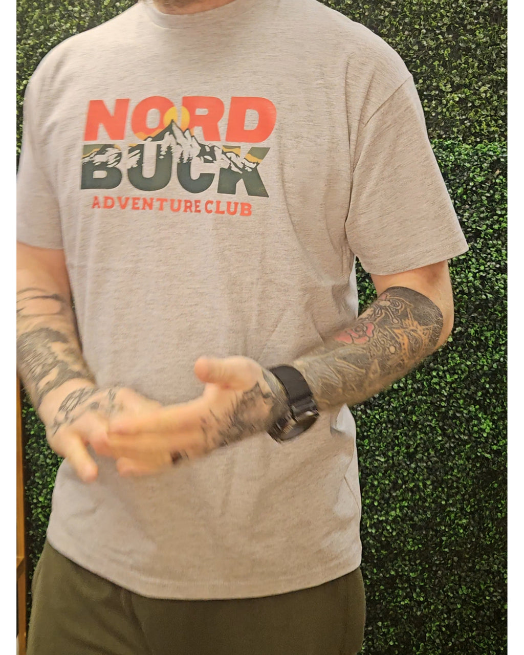 Men's 100% cotton short sleeve T-Shirt Grey