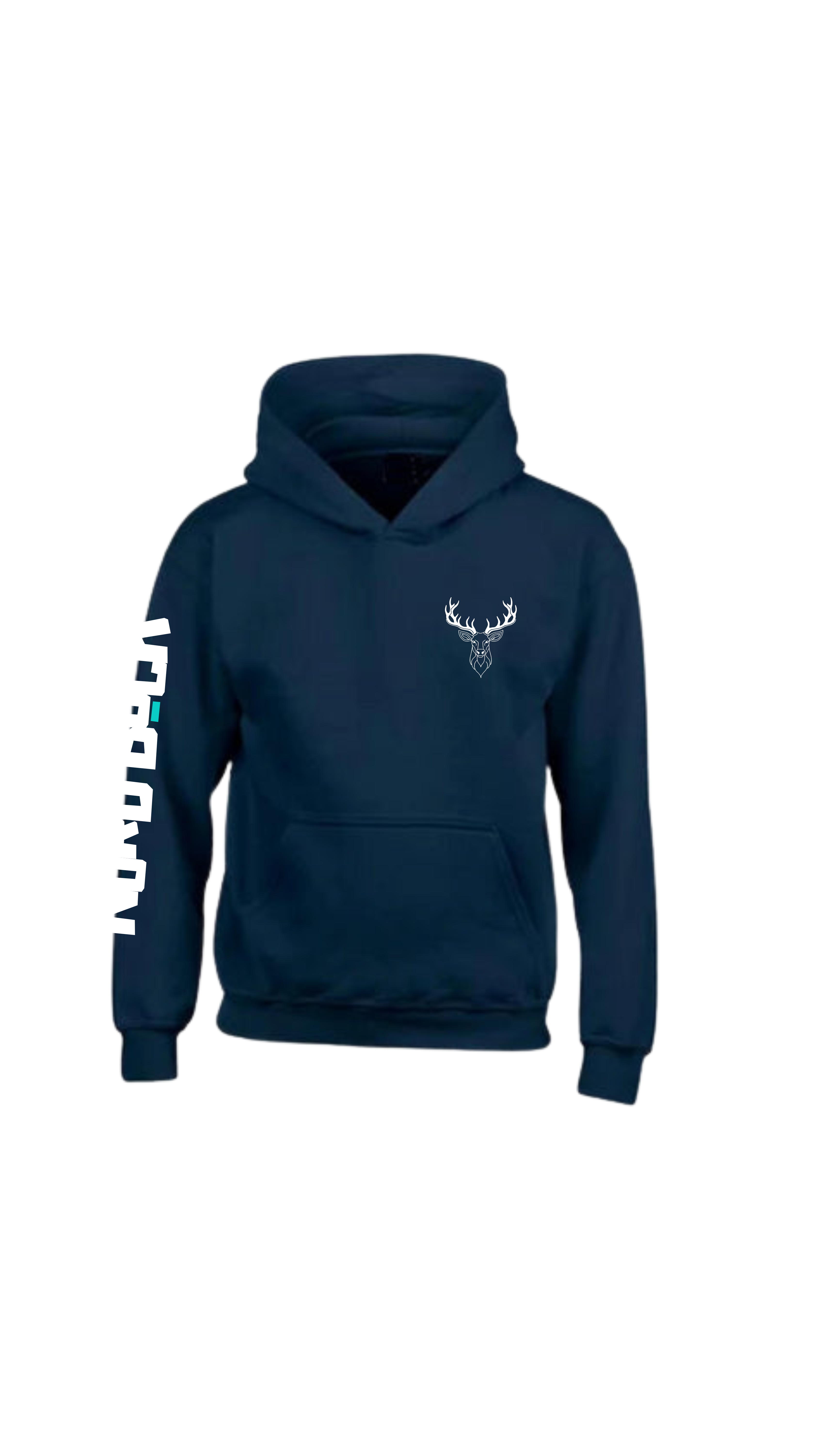 Kids Urban Stag Hoodie - Blue