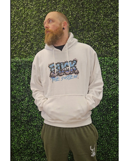 **ONLINE ONLY** White - Buck The System