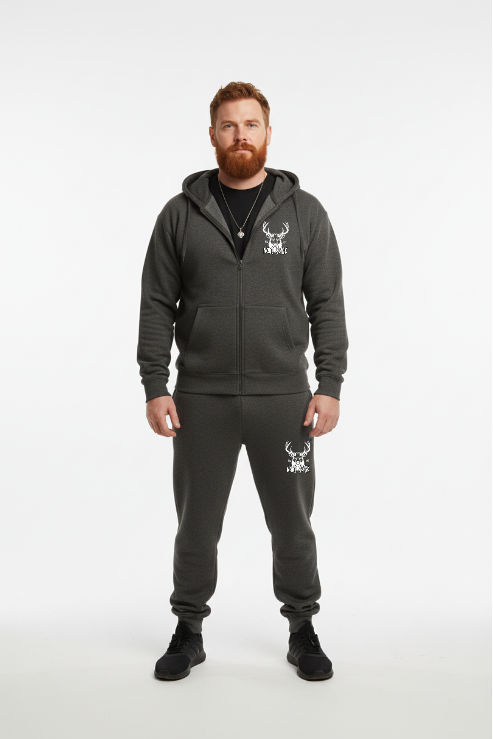 Urban Zip Up Hoodie (Charcoal)