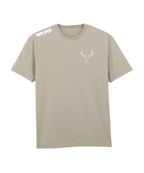 beige tshirt with stag on