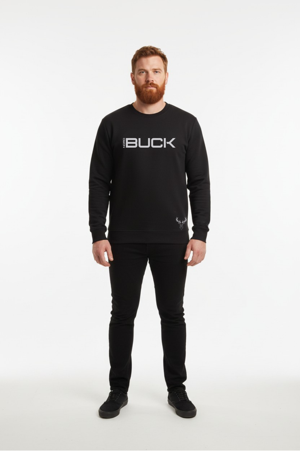 Mens Crewneck Black Sweater