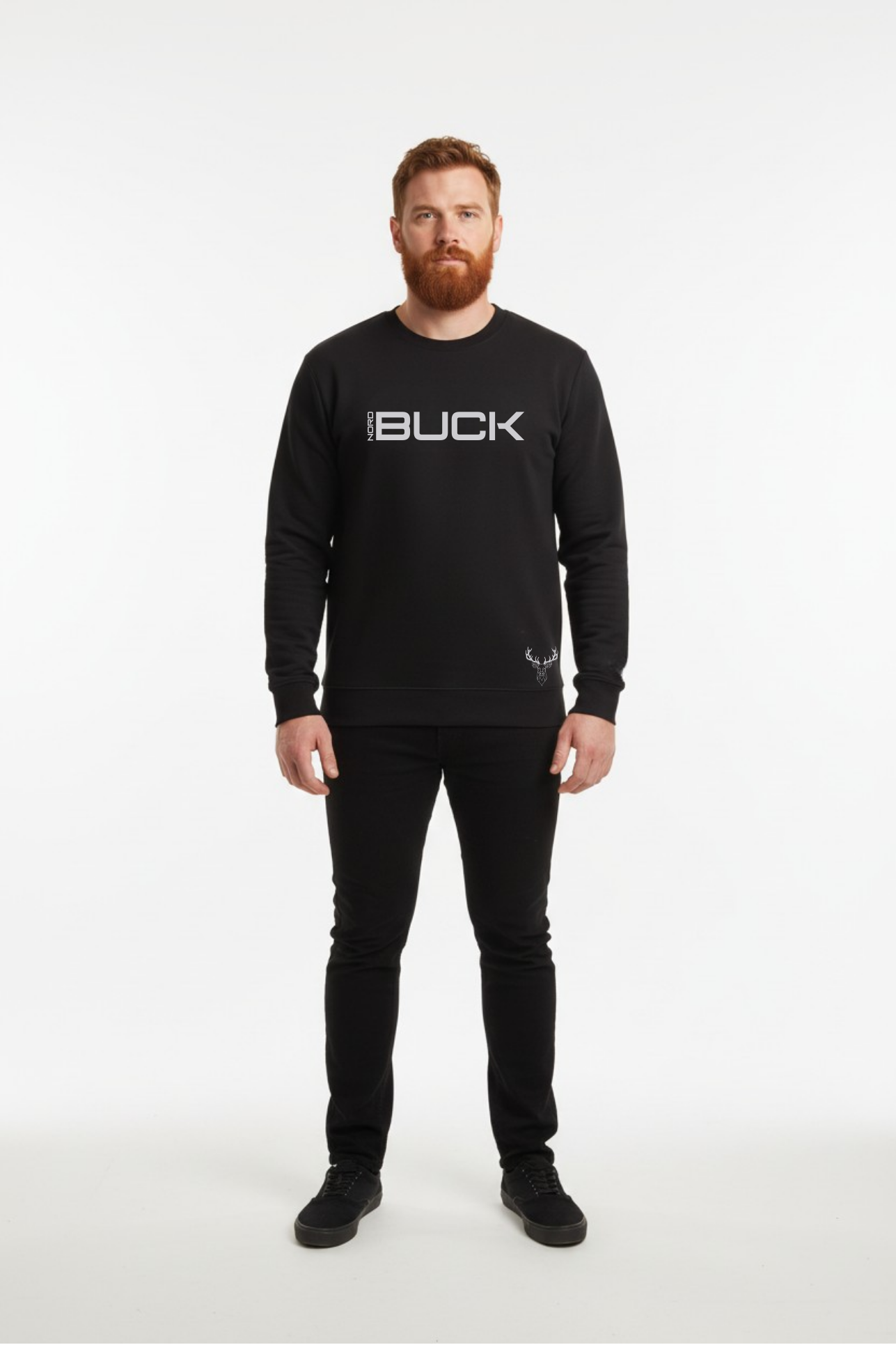 Mens Crewneck Black Sweater