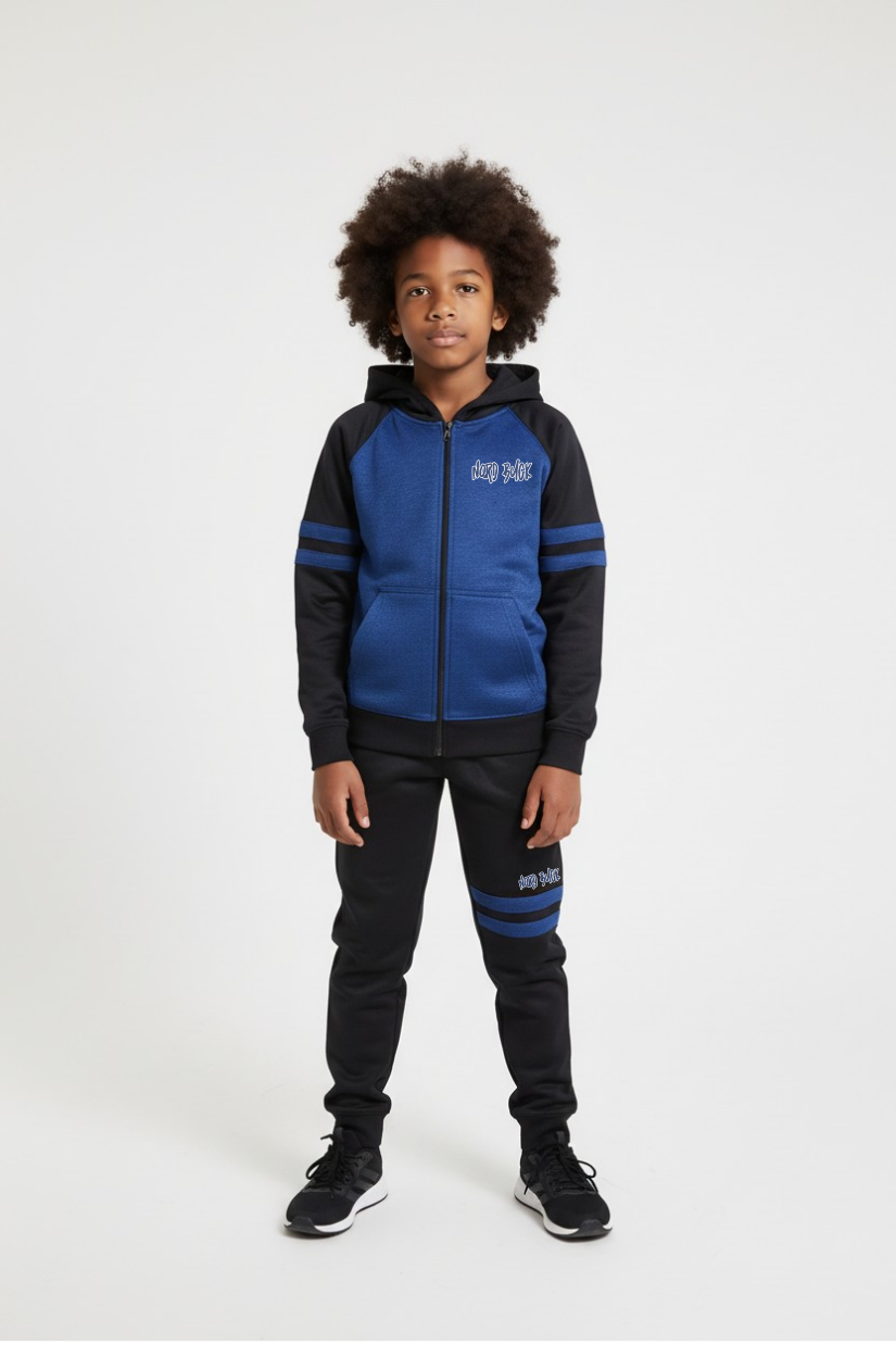 Junior Streetstyle Tracksuit (Blue)
