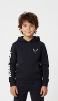 Kids Urban Stag Hoodie - Blue