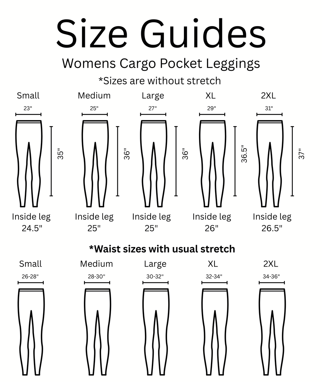 Stretch Cargo Leggings - Grey