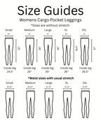 Stretch Cargo Leggings - Grey