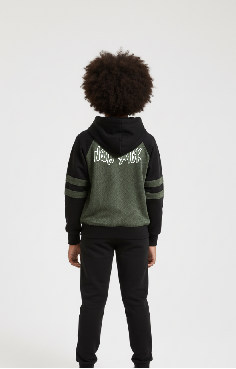 Junior Streetstyle Tracksuit (Green)