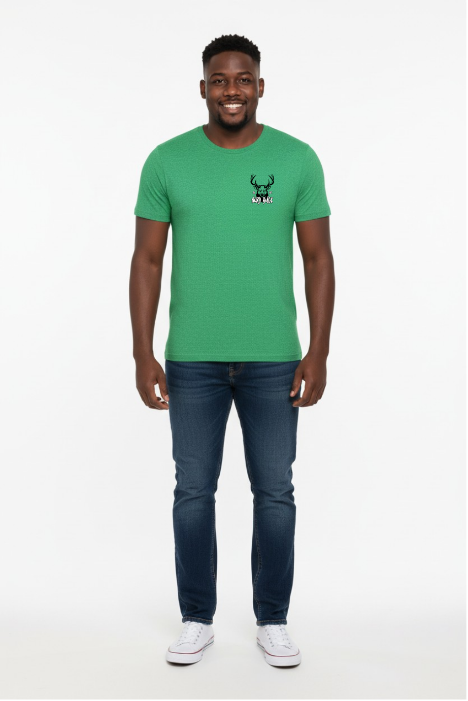 Mens Sports Top (Green Melange)