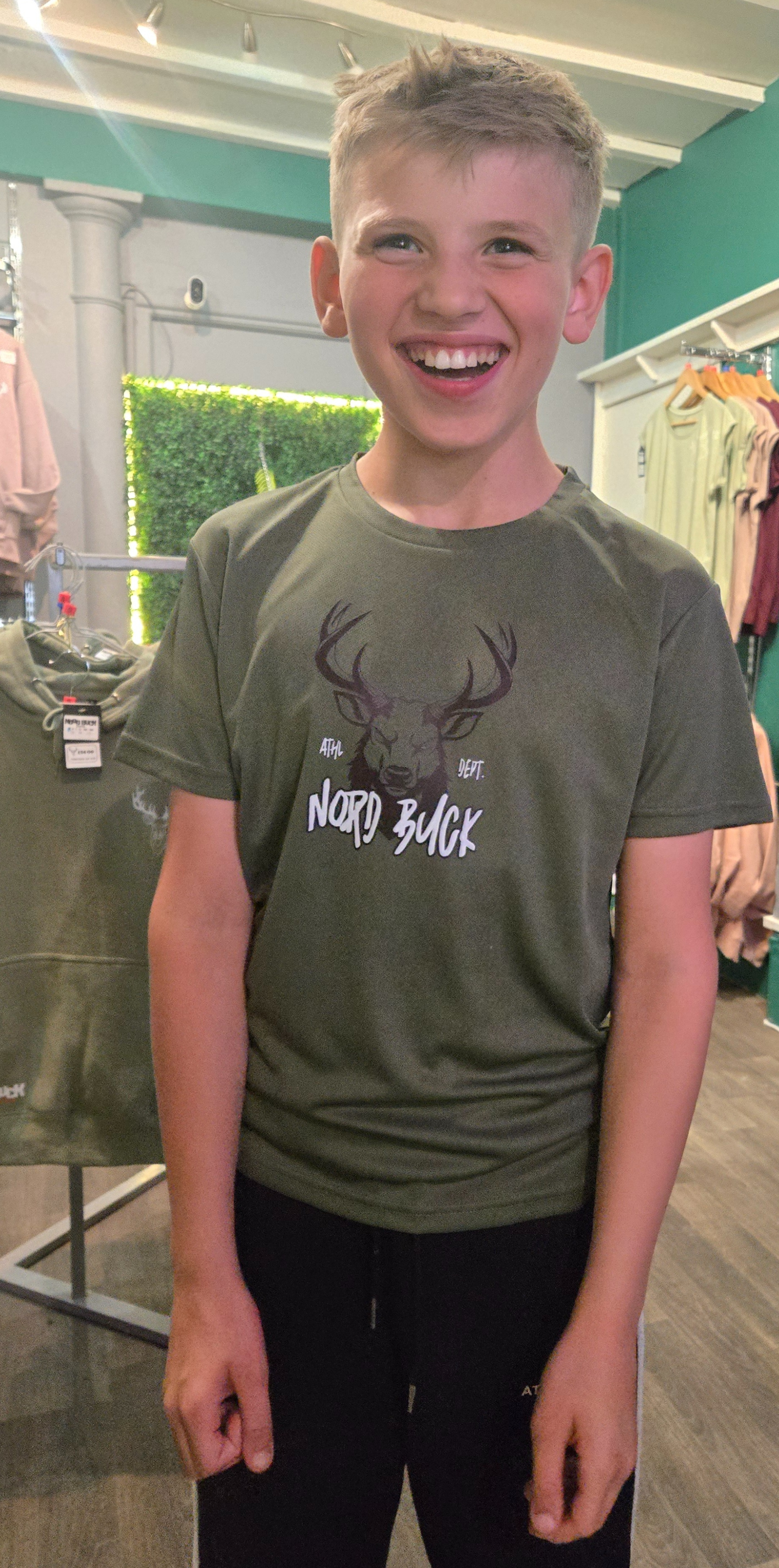 Junior Sports Tee (Olive)