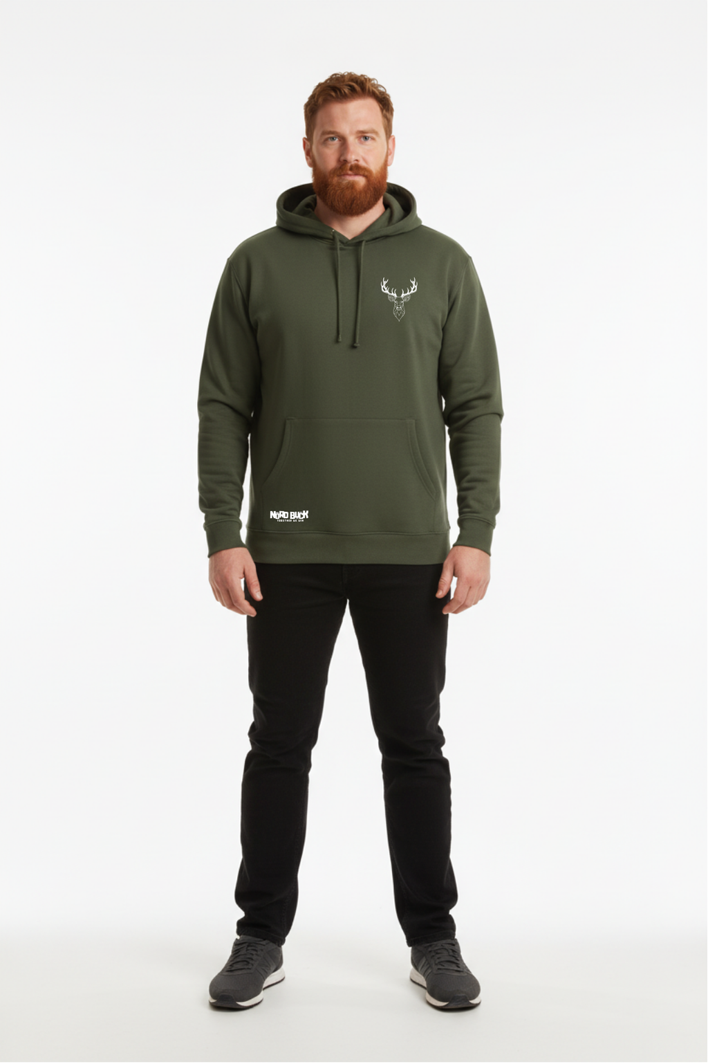 Urban Pullover Hoodie - Olive Green