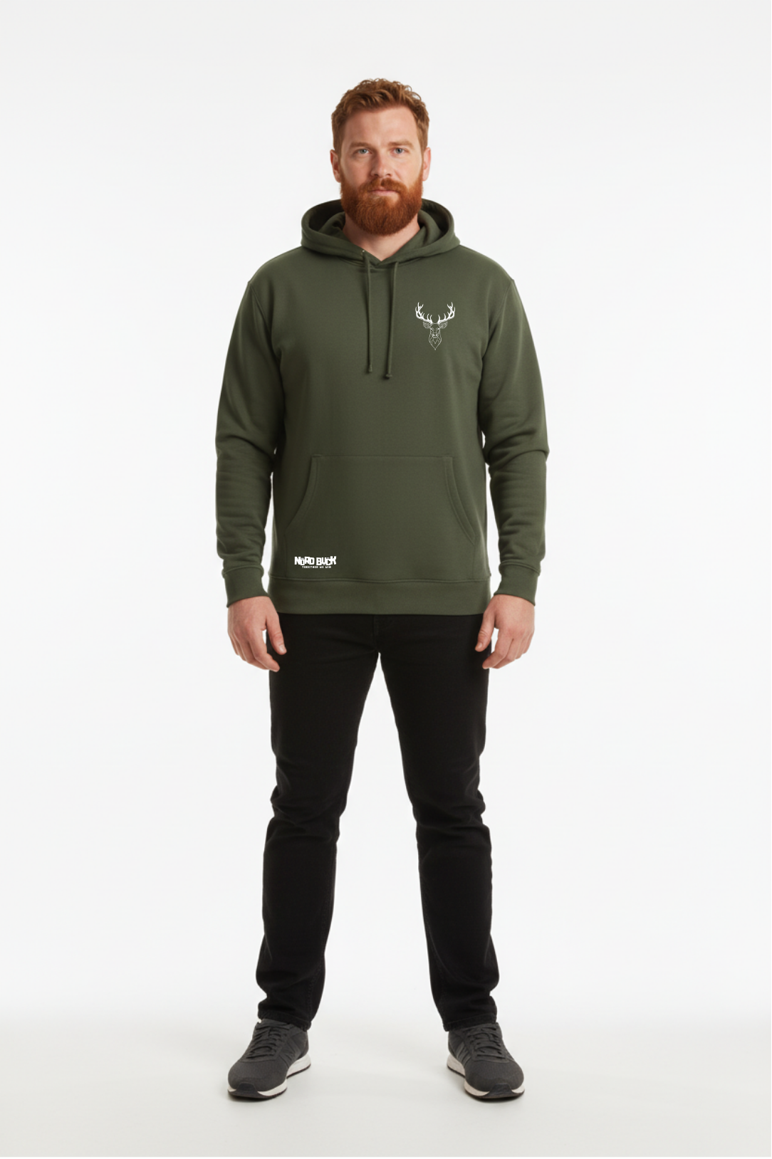 Urban Pullover Hoodie - Olive Green