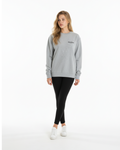 Casual Crewneck Loose Fit Sweatshirt (Grey)