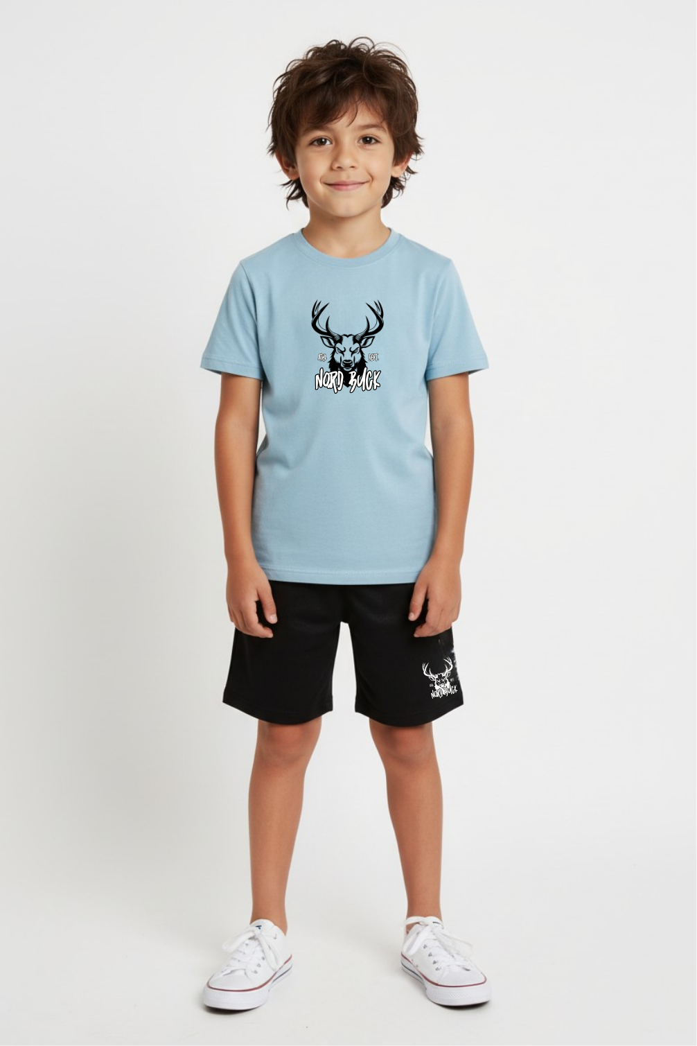 Junior Sports Tee (Light Blue)