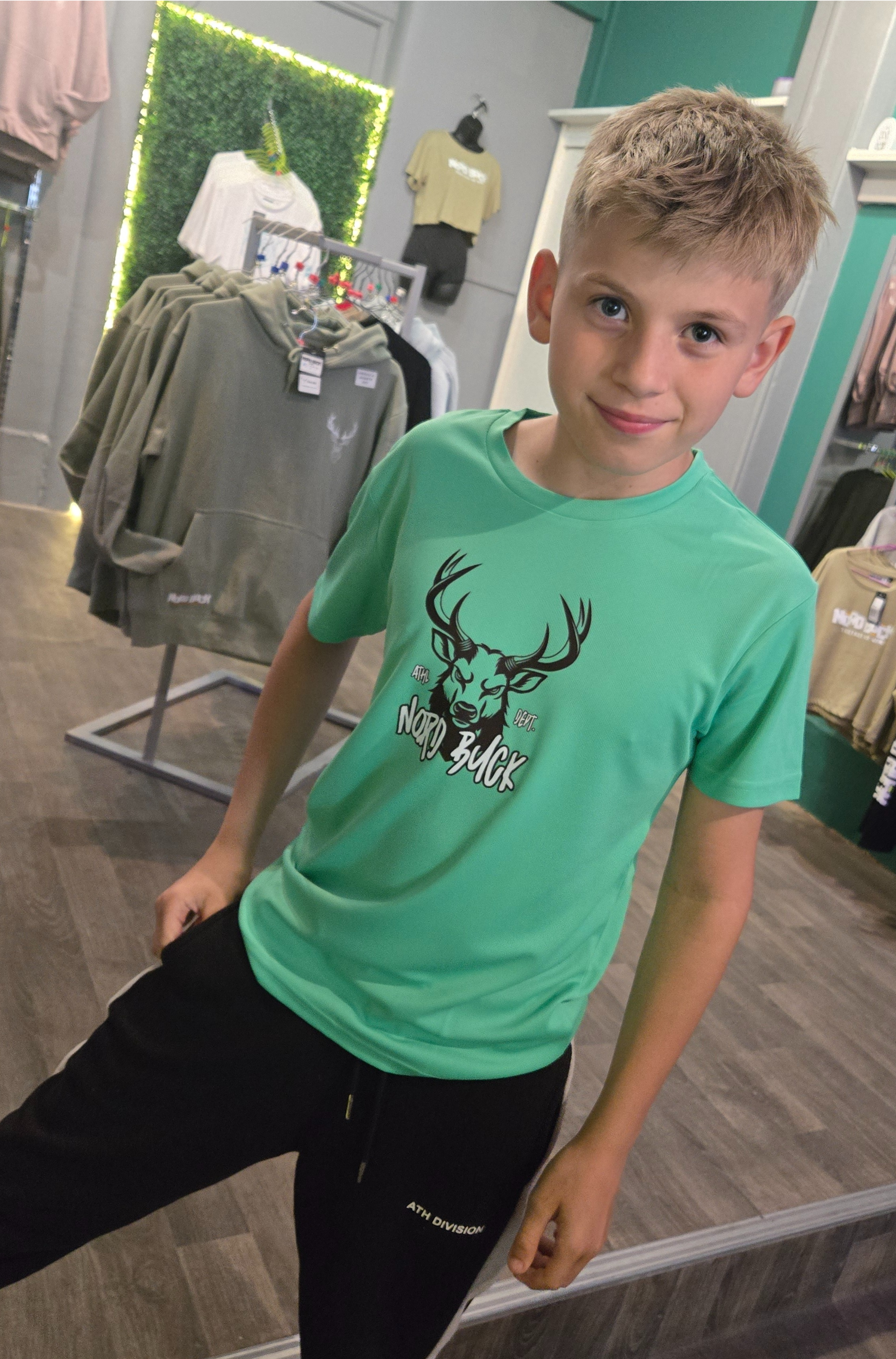 Junior Sports Tee (Sour Green)