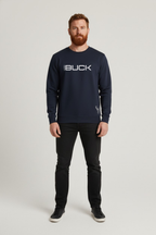 Mens Crewneck Navy Sweater