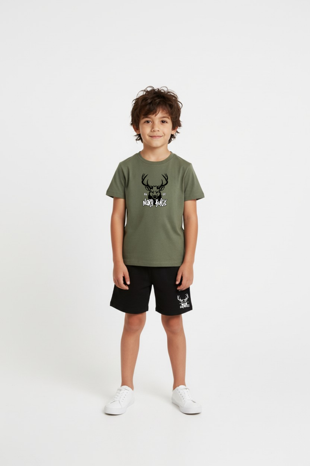 Junior Sports Tee (Olive)