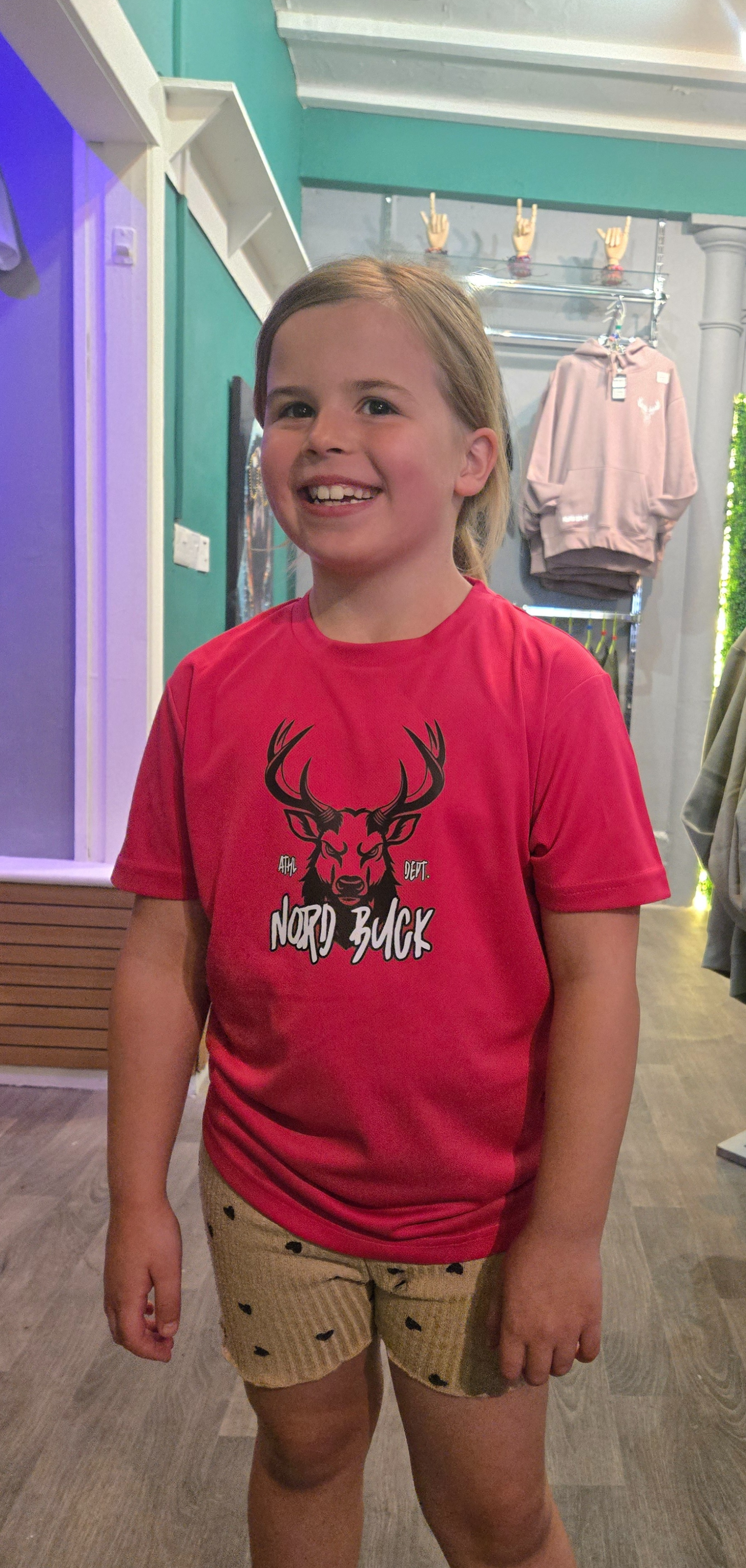 Junior Sports Tee (Pink)