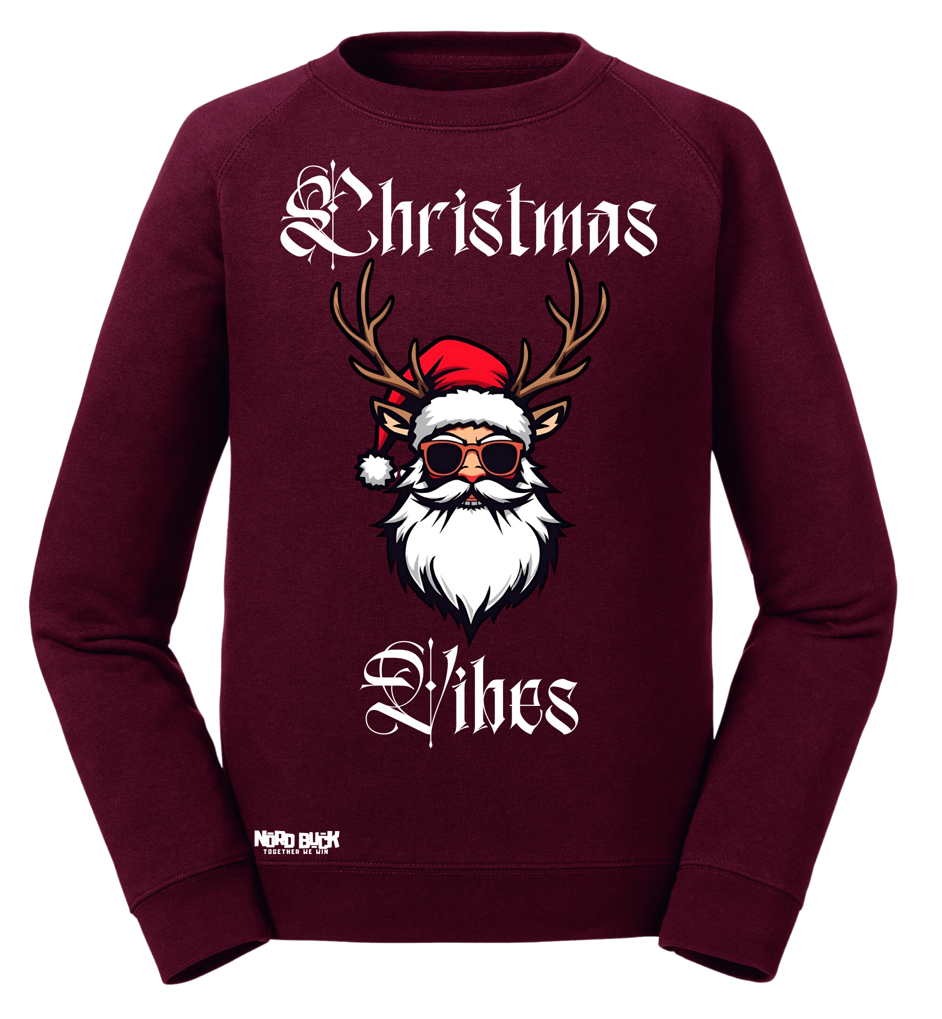 Kids Christmas Vibes Jumper (Red)