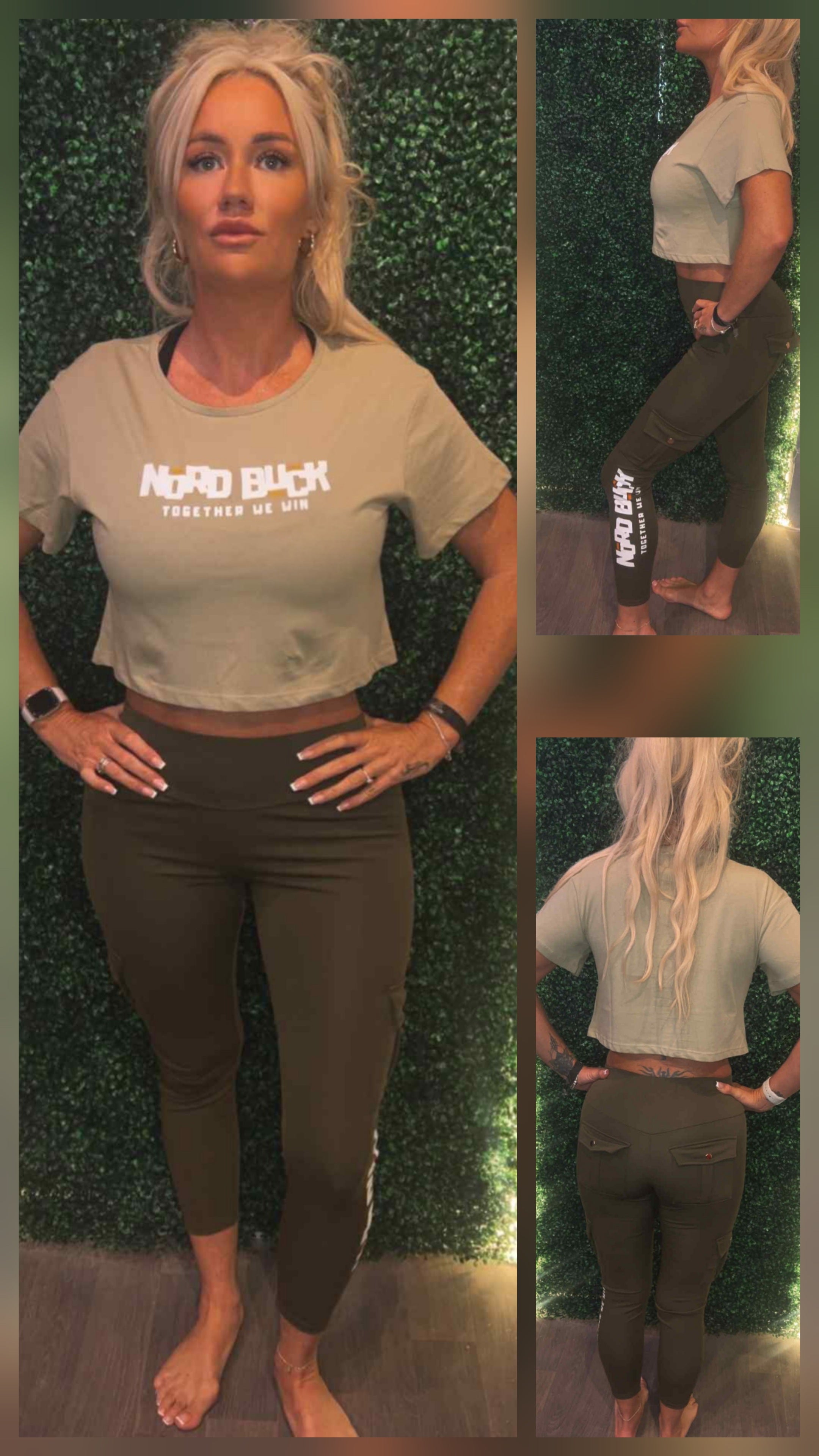 NB Stretch Cargo Leggings - Khaki