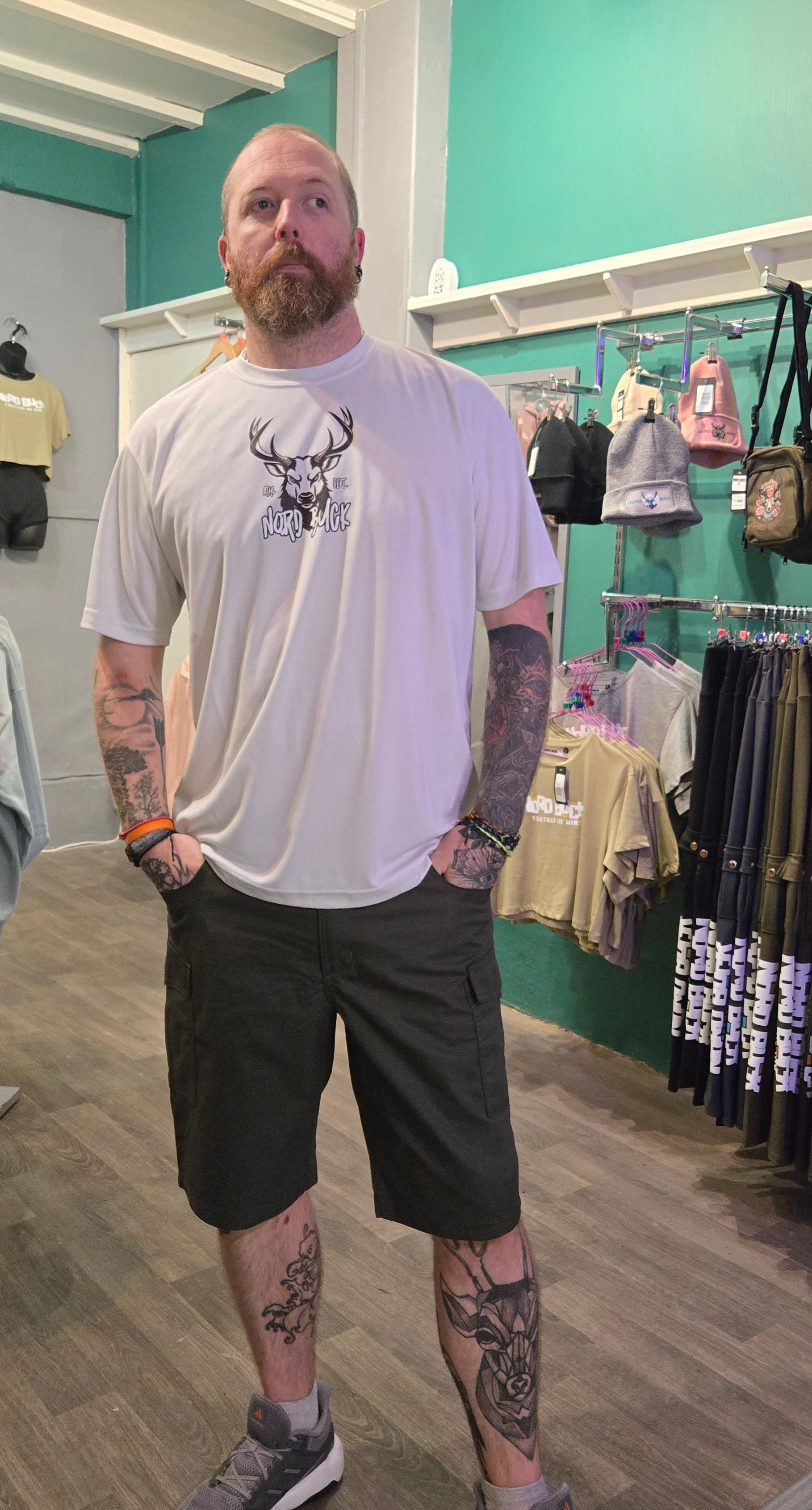 Men's Sports Top (Ash White)