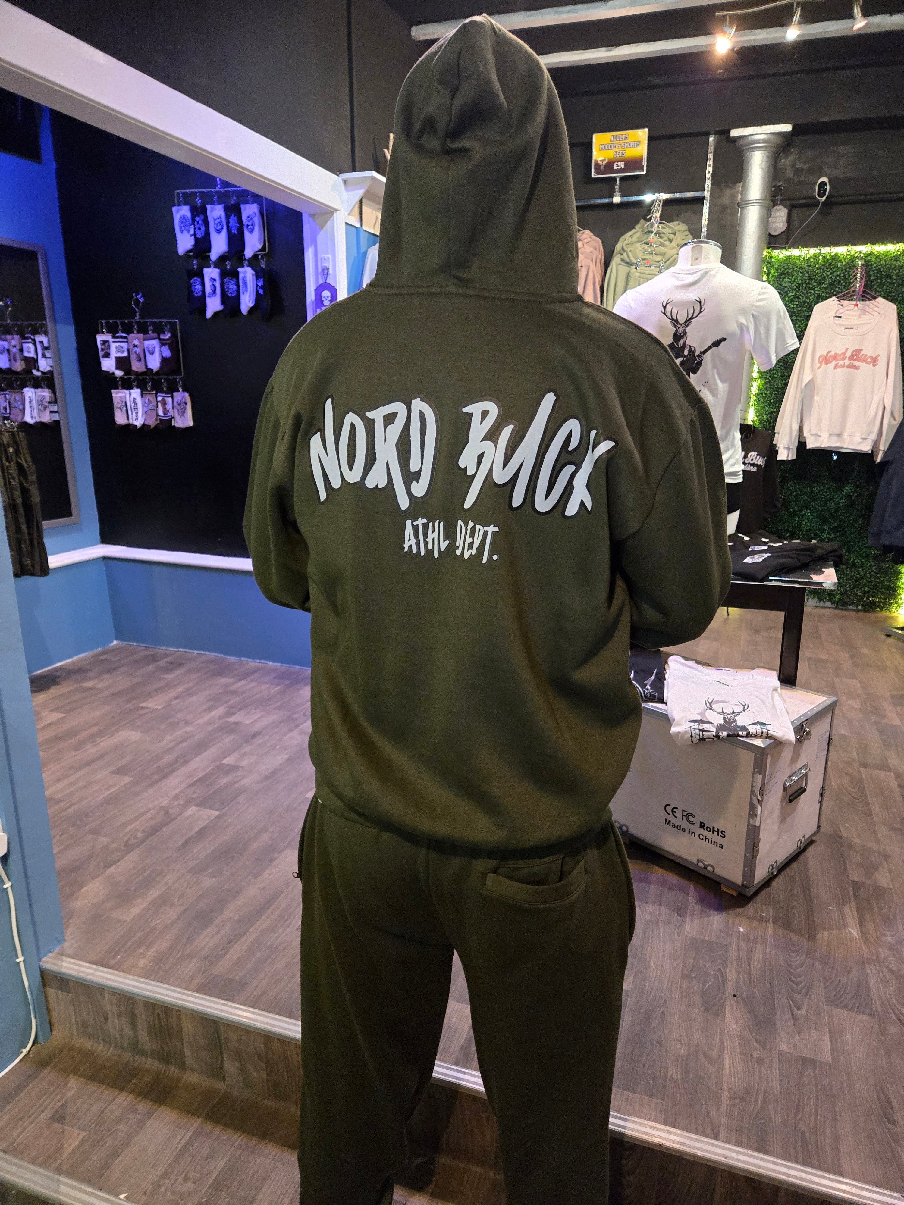 Urban Zip Up Hoodie (Green)