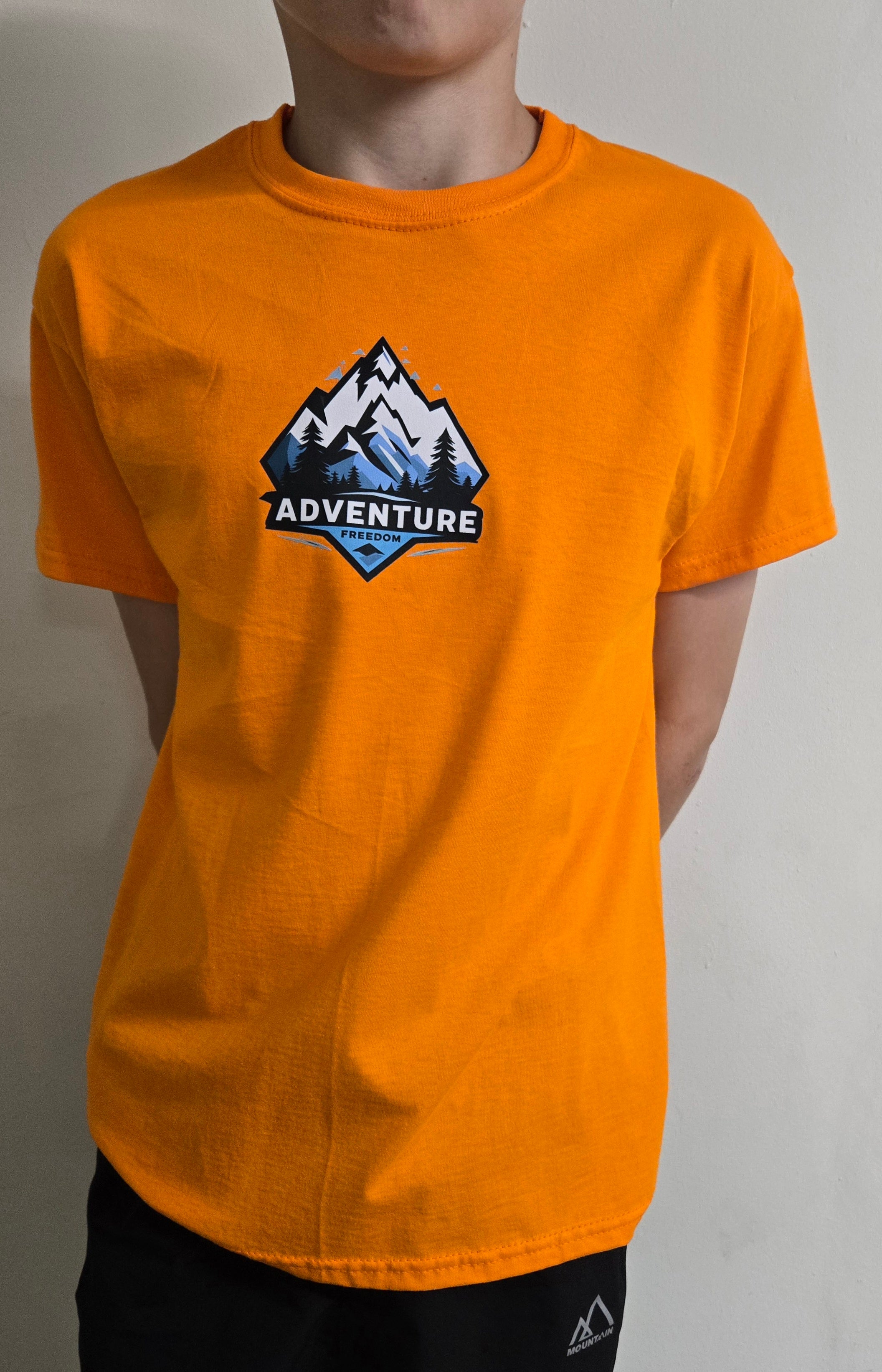 Kids Orange Mountain Tee