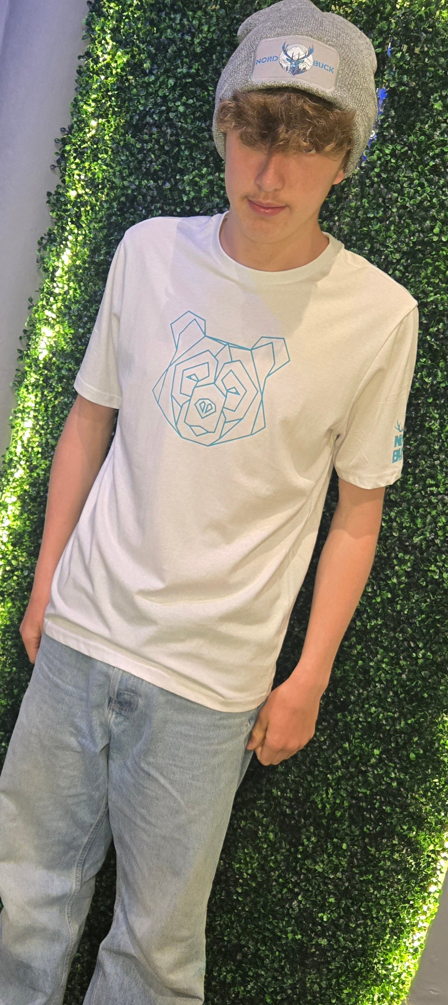 Bear Print Slim Fit Tee