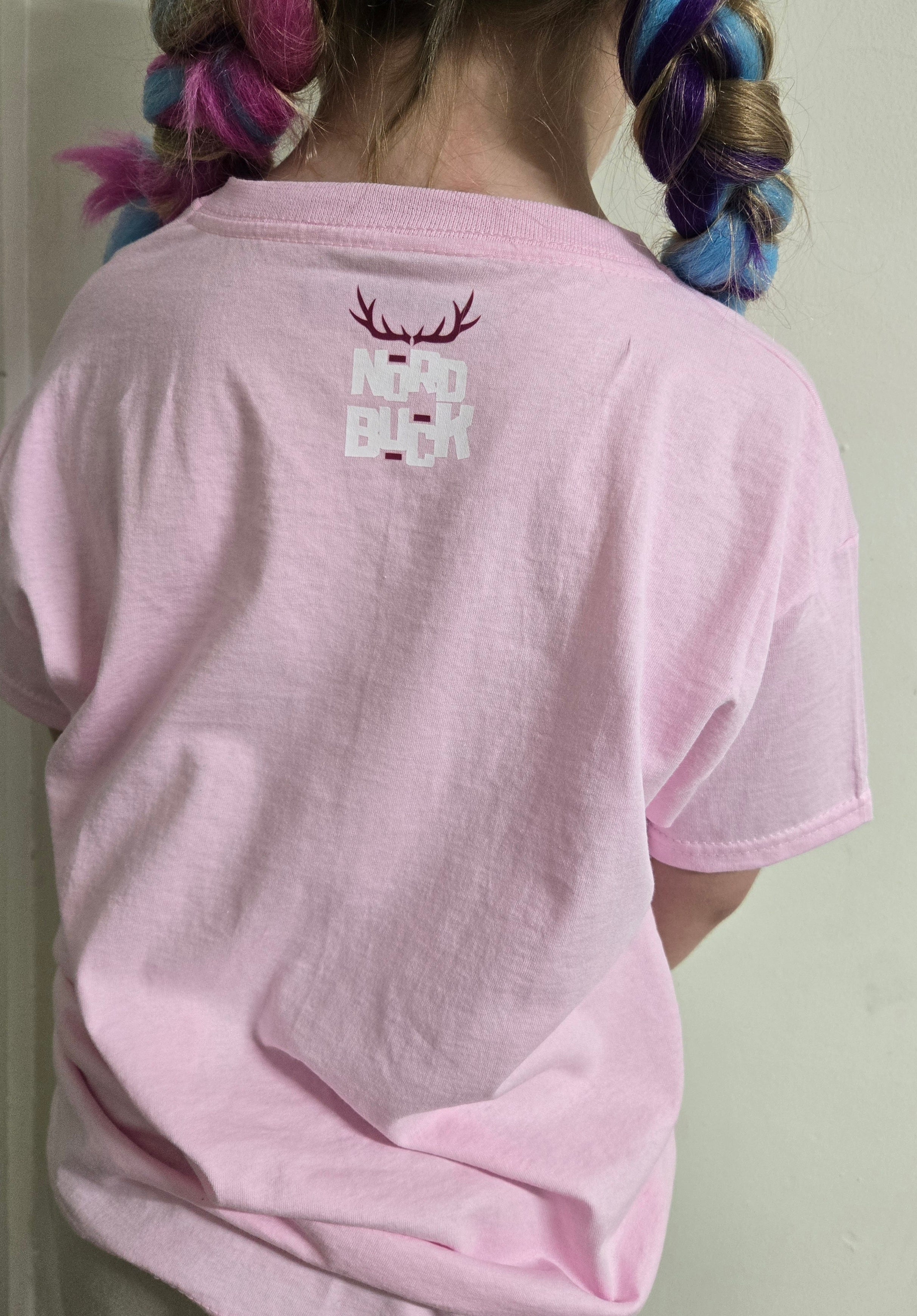 Kids Pink Mountain Tee