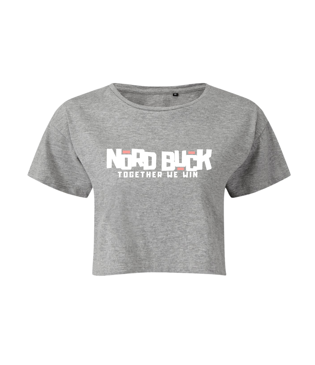 Womens crop top Grey