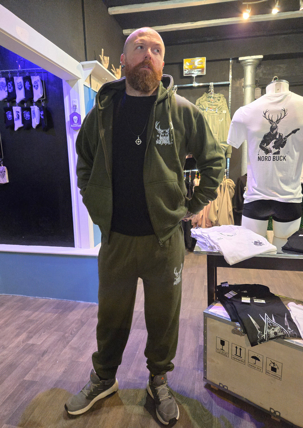 Urban Zip Up Hoodie (Green)