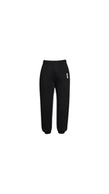 Nord buck black jogging bottoms with Nord Buck logo on pocket 