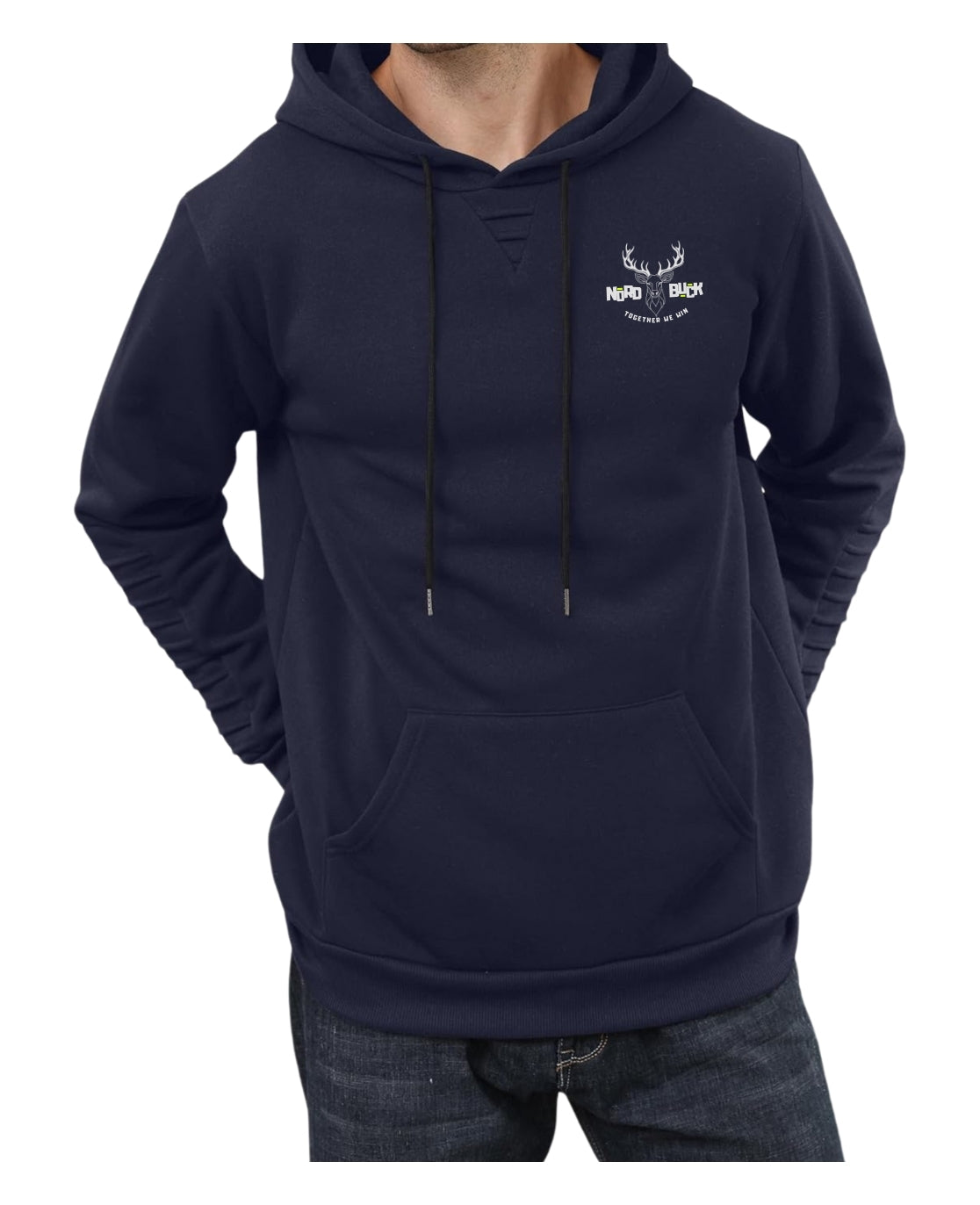 Adults Loose Fit Hoodie - Navy